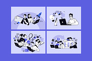 Creative Business Banners, a Person Illustration by PureSolution (Thumbnail 3 of 12)
