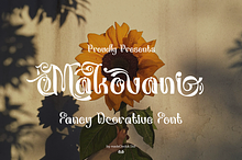 Makovani - Fancy Font