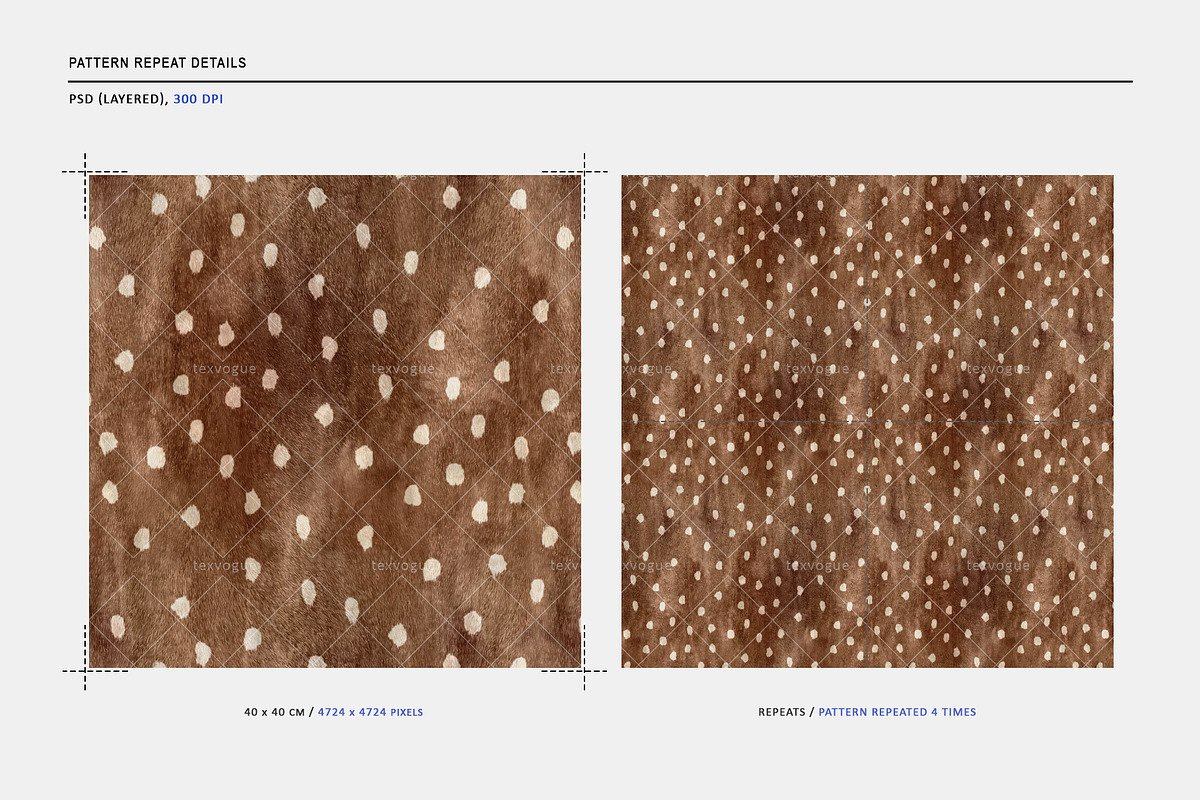 Seamless Bambi Fur Pattern, a Pattern Graphic by texvogue (Photo 2 of 10)