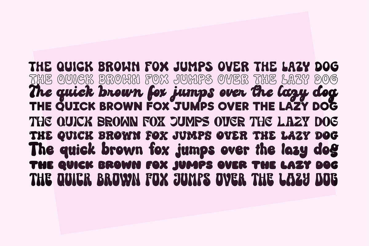 GROOVY DISPLAY Font Bundle V4, a Font by Blush Font Co. (Photo 2 of 2)
