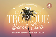Tropique | Vintage Chic Font Pack, a Handwritten Font by Typoraith Co (Thumbnail 1 of 11)