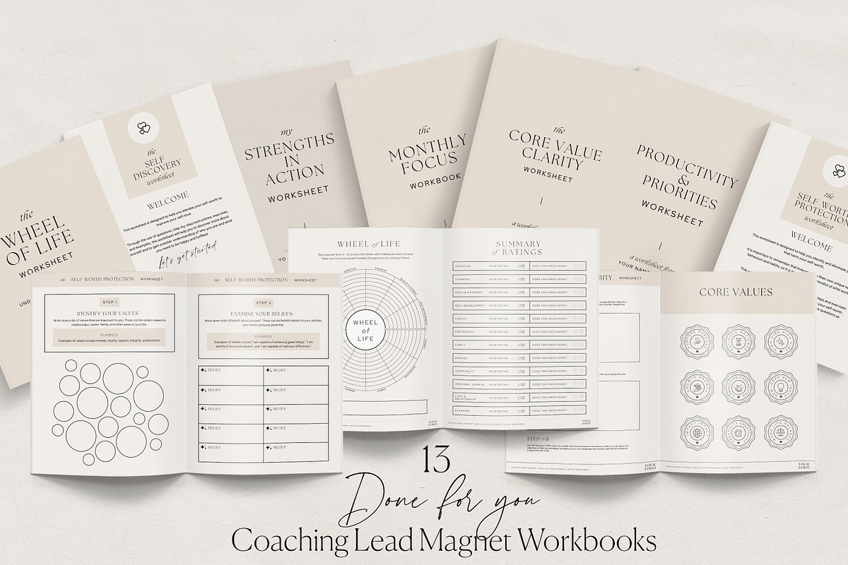 Coaching Lead Magnet Bundle Canva, a Marketing Template by HelloKarla (Photo 2 of 4)