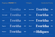 Evoritha, a Serif Font by Propertype (Thumbnail 2 of 16)