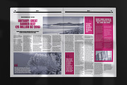 20 Page Tabloid Newspaper Template, a Magazine Template by Dead Pixel Mockups (Thumbnail 8 of 11)