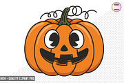 Halloween Pumpkin Clipart Bundle, a Graphic by crative8112 (Thumbnail 6 of 10)