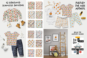 BIG KIDS BUNDLE - Graphic & Patterns