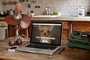 Macbook retro vol. 1 - 8 mockups, a Household Mockup by show it better (Thumbnail 4 of 5)