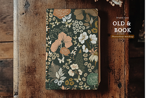 Vintage Book Cover Mockup