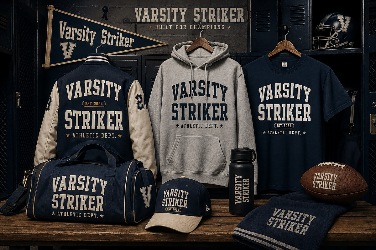 Varsity Striker - Bold Athletic Font, a Slab Serif Font by Wow Magic (Photo 2 of 3)