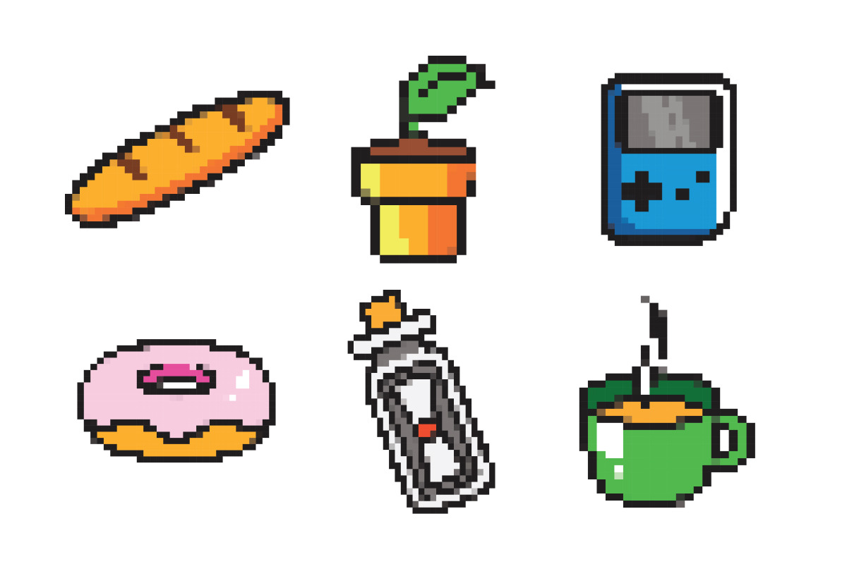 Arcade & Game Pixeled Art, a Technology Illustration by Illustrava (Photo 3 of 8)