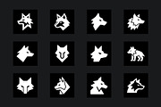 Wolf Head Silhouette Vector Bundle, an Animal Illustration by Vectorium Studio (Thumbnail 4 of 4)