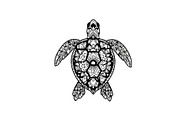 Mandala Sea Turtle SVG Bundle, an Illustration by yasushie (Thumbnail 26 of 31)