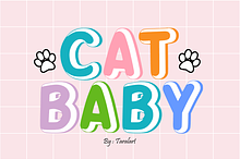 Cat Baby - Playful Cartoon Font