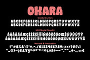 Ohara - Display Font, a Script Font by HIRO.std (Thumbnail 8 of 9)