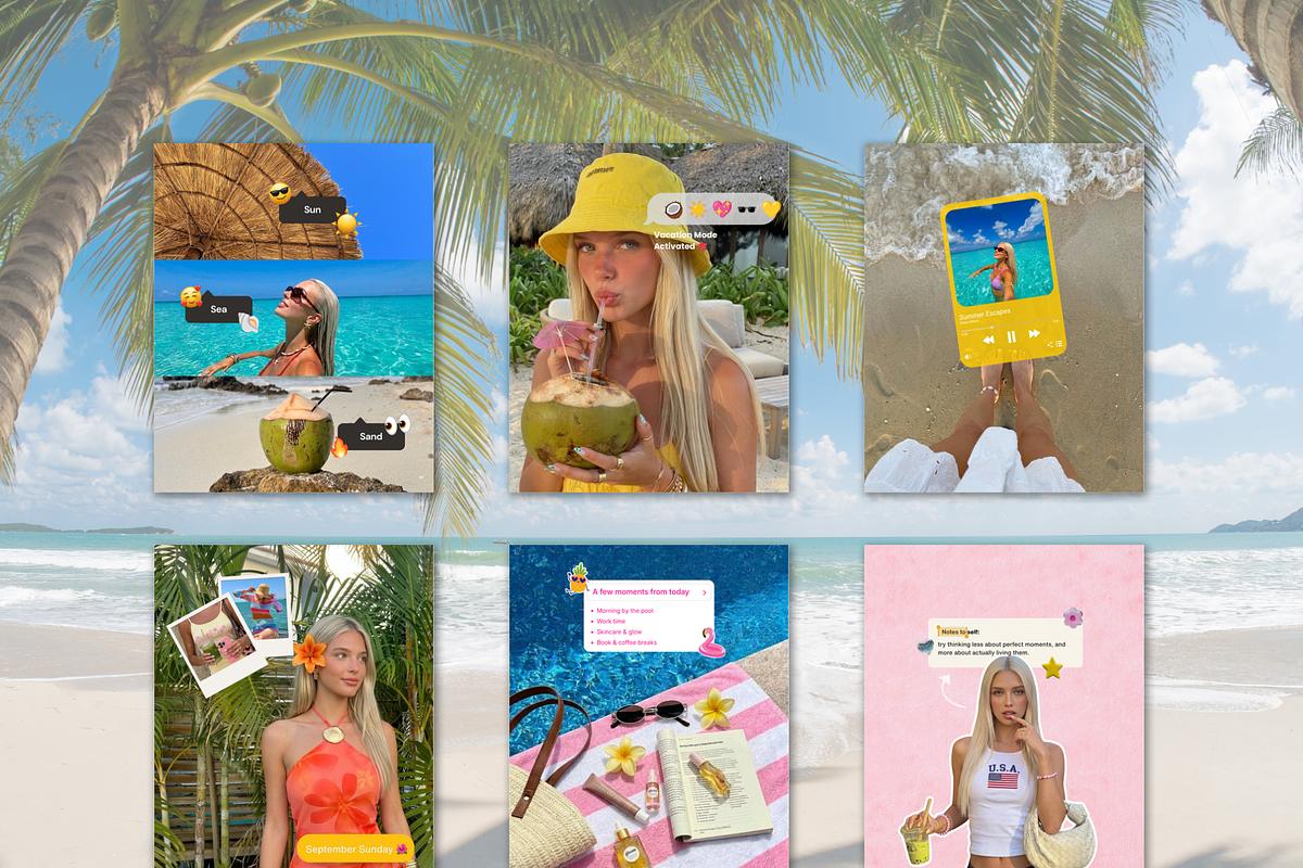 Summer iOS Instagram Posts - Canva, a Social Media Template by TheTemplateTopia (Photo 3 of 9)
