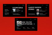 Black Red Annual Report PPT, a Presentation Template by graphicook (Thumbnail 5 of 5)