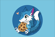 Cute Chibi Dragon Cookie Mascot, a Decorative Illustration by AmmarGrafx (Thumbnail 2 of 4)