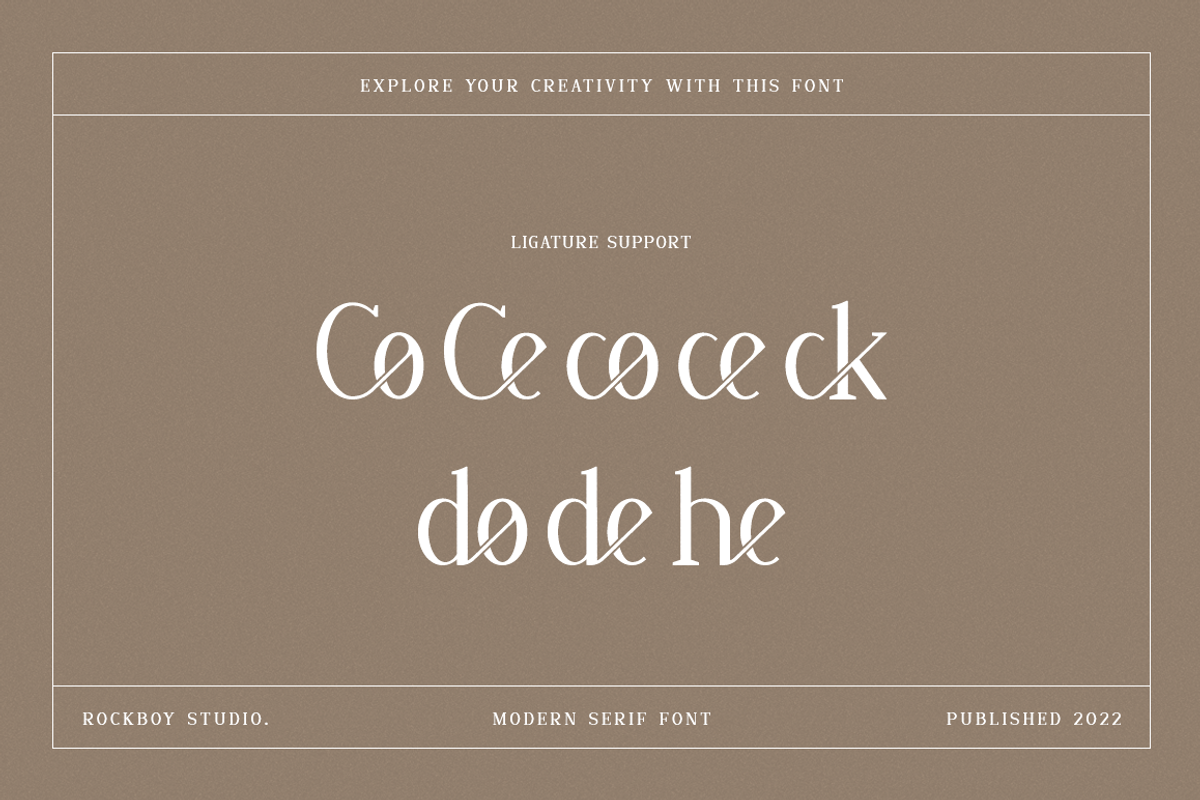 Coherence - Fashion Font, a Serif Font by RockboyStd (Photo 11 of 12)