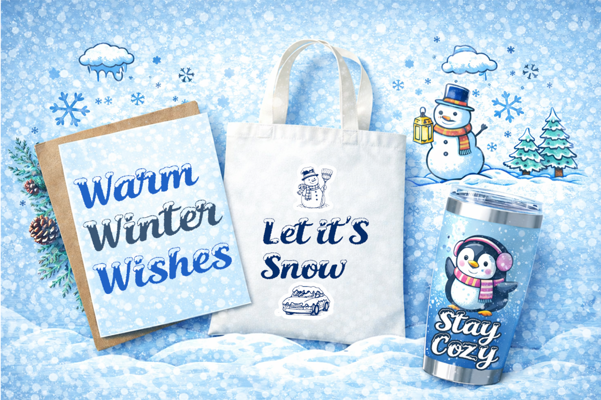 Snowy Smile – Playful Winter Script, a Script Font by cocodesign (Photo 7 of 7)