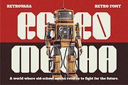 Retrovara Retro Techno Display Font, a Font by PutraCetol Studio (Thumbnail 3 of 5)