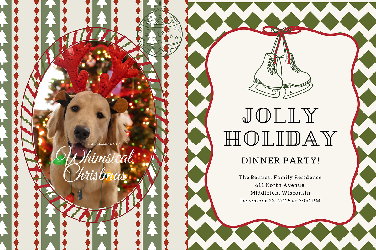 Christmas Frames Whimsy Set, a Seasonal Illustration by digital.incubator.yum (Photo 1 of 18)