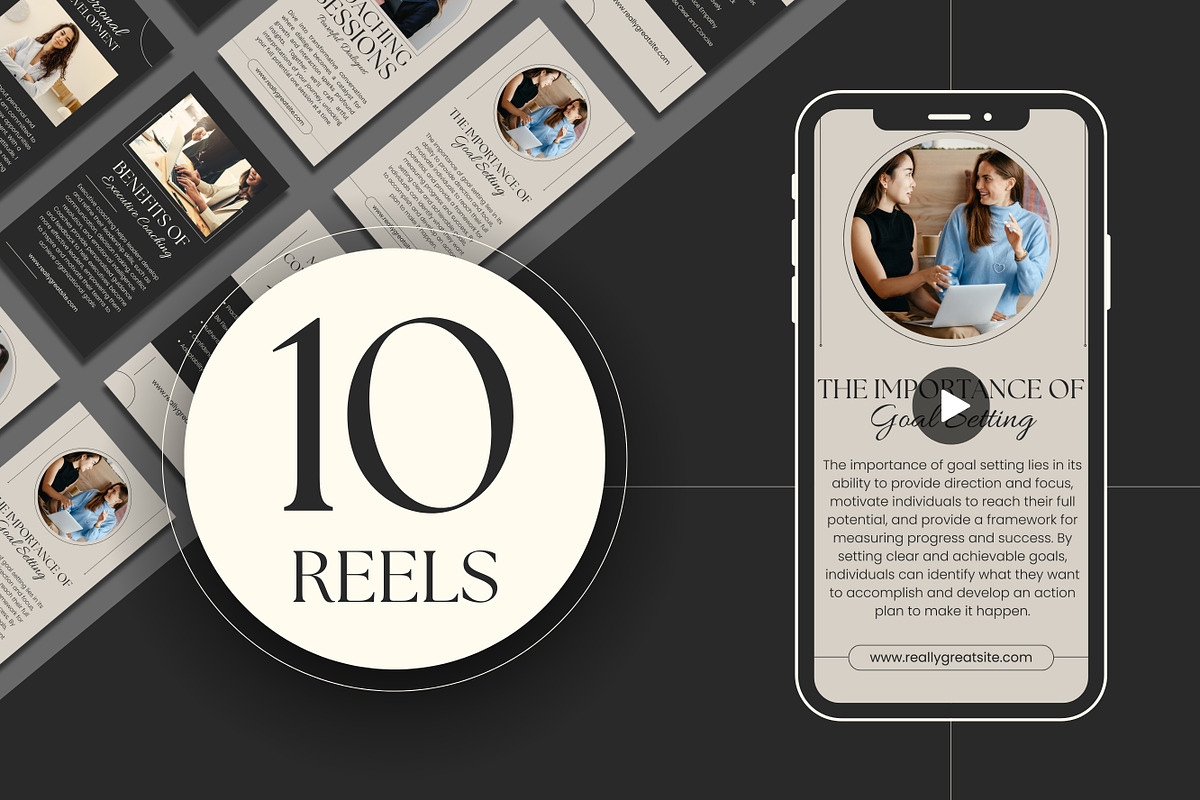 100 Elegant Coaching Templates Canva, a Templates & Theme by TemplateCastleStore (Photo 6 of 10)
