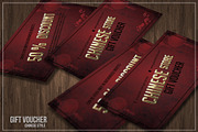 Chinese style gift voucher or discou, a Card Template by Tzochko (Thumbnail 4 of 5)