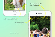 Summer Chic Wedding Geofilter, a Social Media Template by Uno Bello Design Studio (Thumbnail 2 of 3)