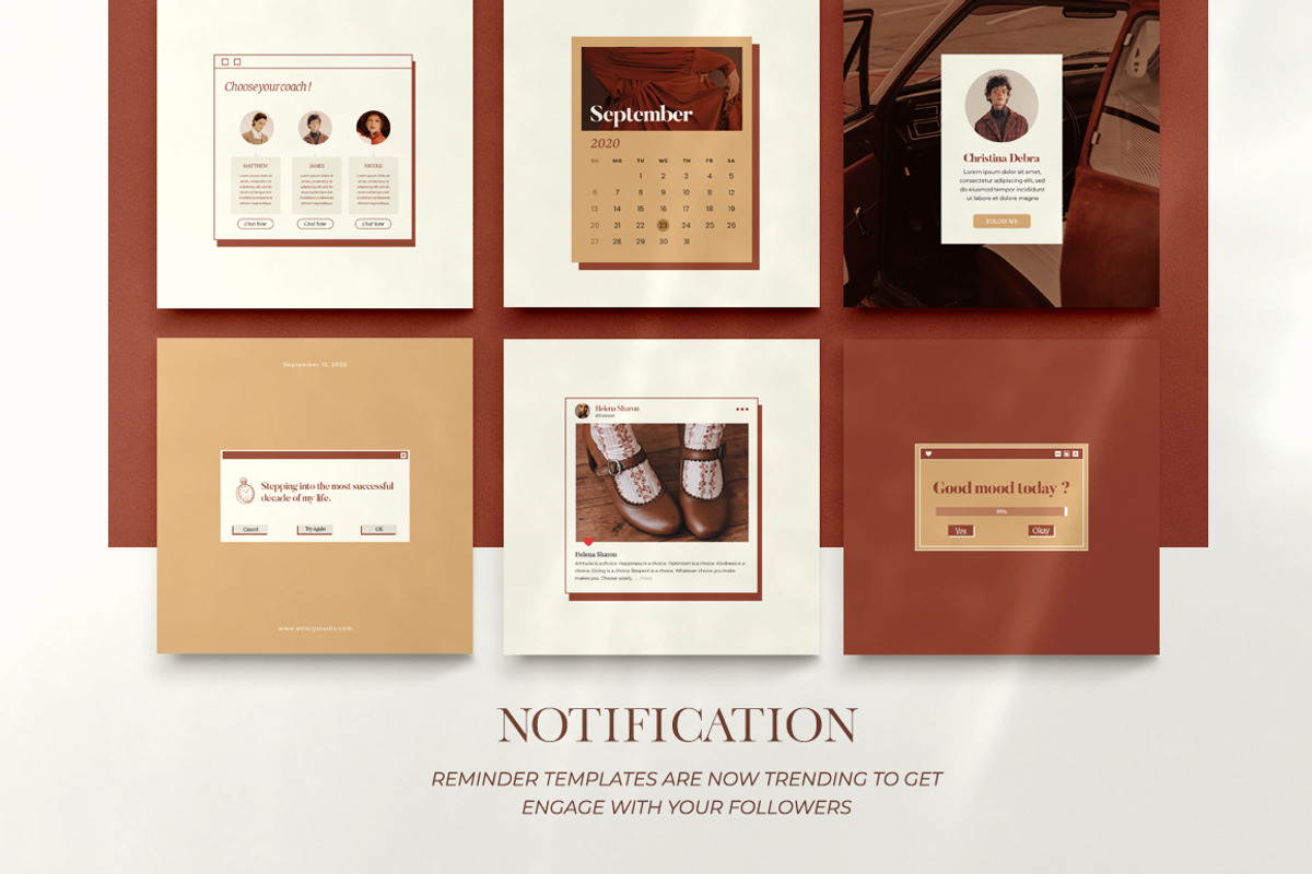 Instagram Creator For Coach CANVA PS, a Social Media Template by Eviory (Photo 31 of 57)