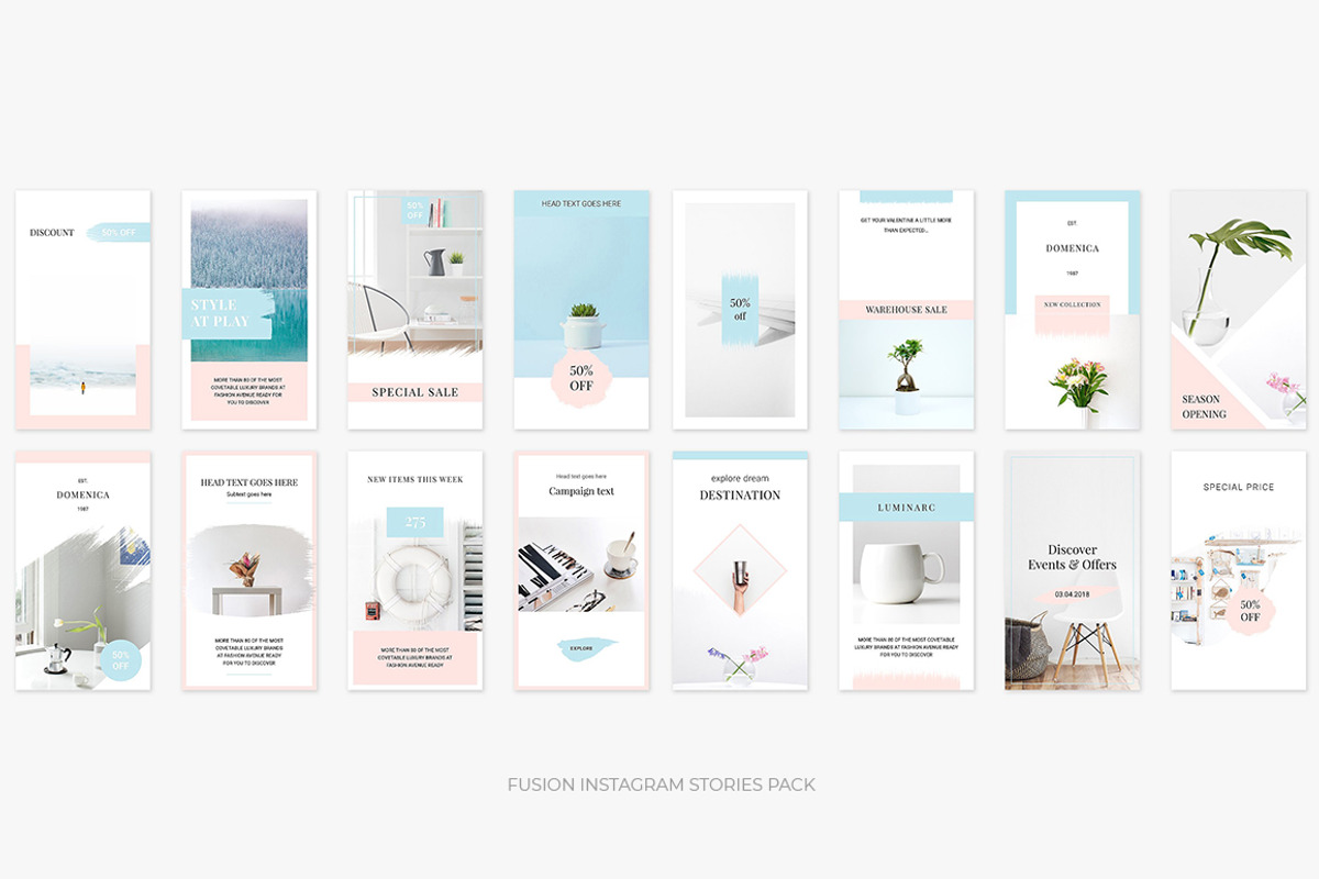 Clean Instagram Stories Bundle, a Social Media Template by Swiss_cube (Photo 8 of 10)