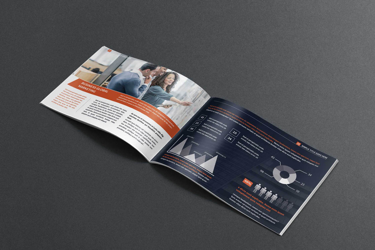 A5 Corporate Company Brochure, a Brochure Template by New Lines (Photo 7 of 15)