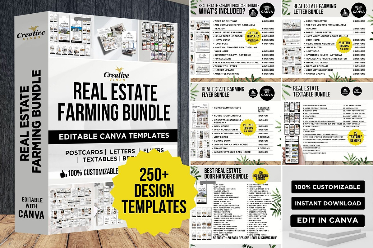 Real Estate Ultimate Mega Bundle, a Marketing Template by CreativeVinesStore (Photo 3 of 9)