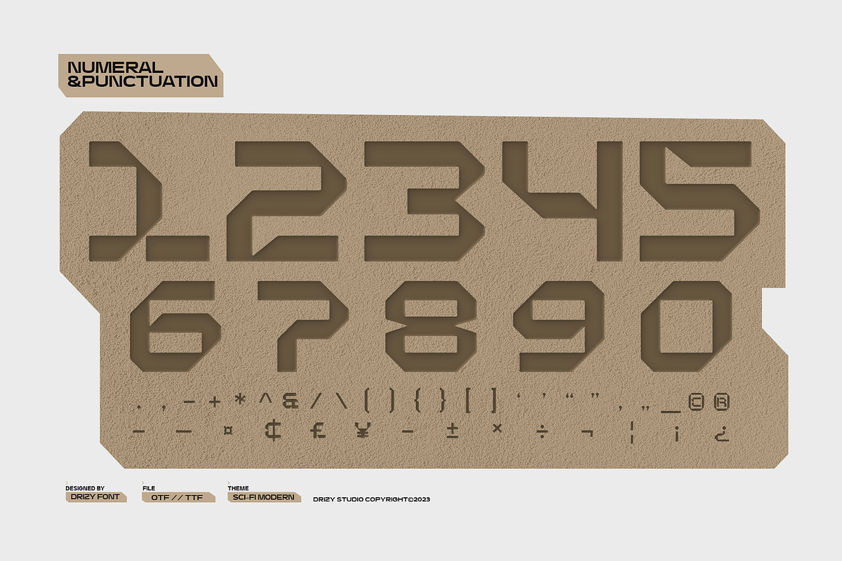Rengat Mono - Modern Monospace Font, a Sans Serif Font by Drizy (Photo 6 of 10)