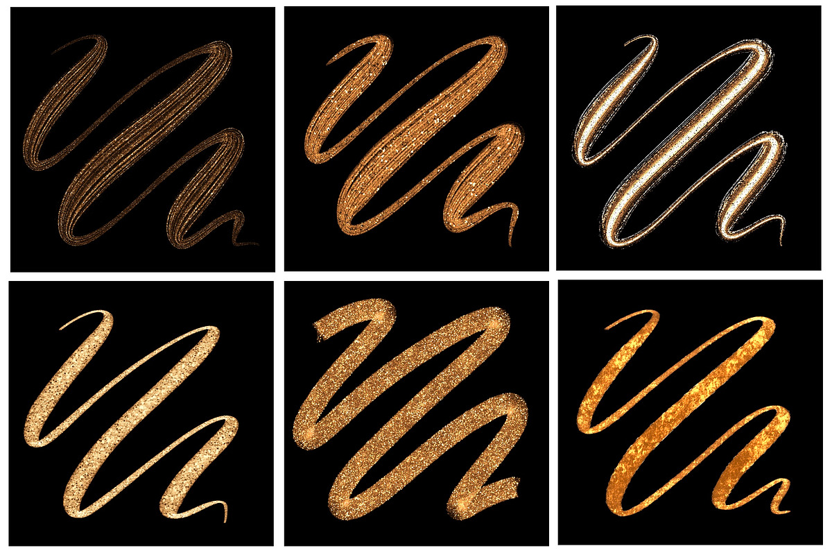 Procreate Glitter Brushes, a Brush Add-On by Elenbushe (Photo 9 of 12)