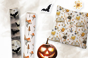 Watercolor Halloween Patterns, a Pattern Graphic by SvetaArtStore (Thumbnail 4 of 5)