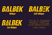 Balbek - Condensed Sans Serif, a Sans Serif Font by Valentino Vergan (Thumbnail 3 of 15)