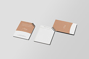Corner Spiral Lined Notepad Mockup, a Books & Magazine Mockup by Akaimockup (Thumbnail 4 of 5)