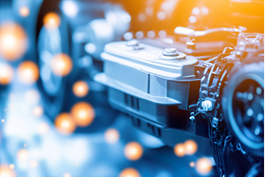 Close Up of Modern Car Engine with, an Industrial Photo by Lermont51