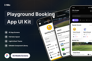 Filllo Playground Booking App UI Kit, an UI Kit Template by floxui