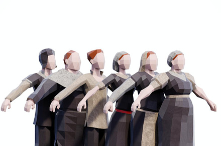 Medieval Peasants Animated & Rigged, a Characters & Person 3D Model by Studio Ochi