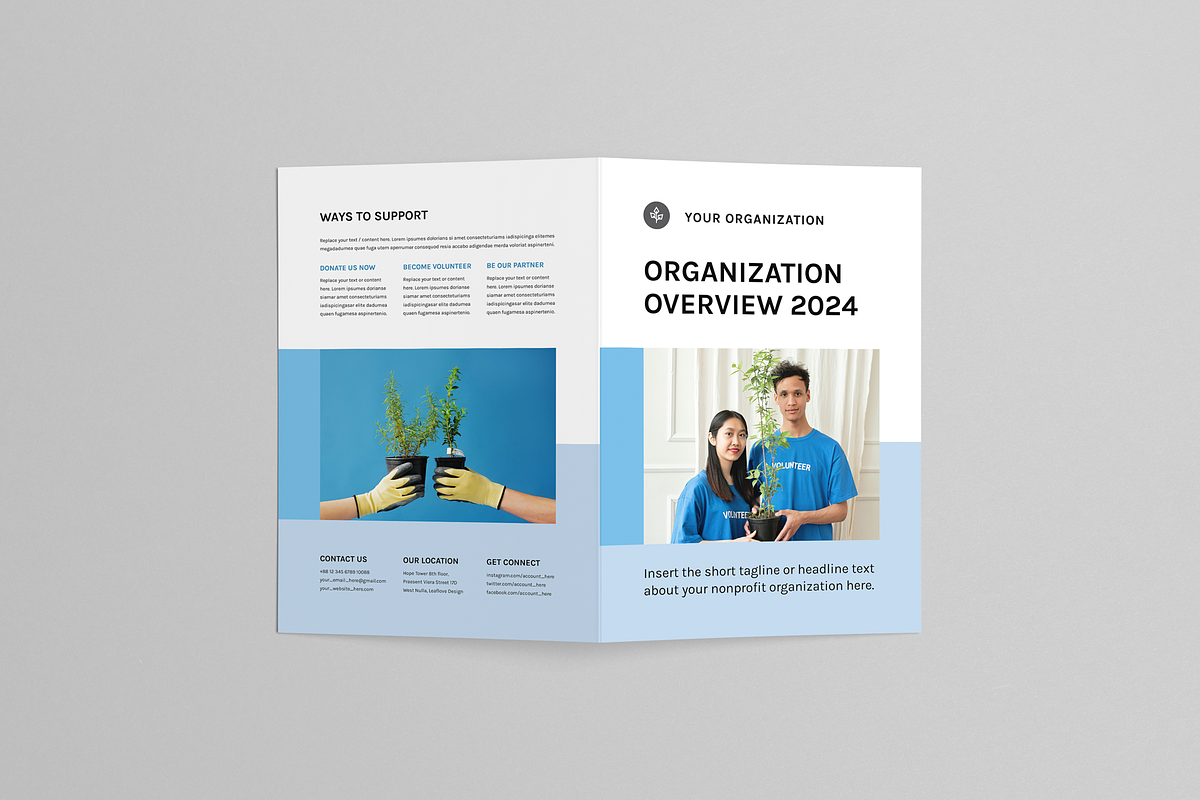 Nonprofit Organization Brochure, a Brochure Template by Leaflove (Photo 3 of 5)