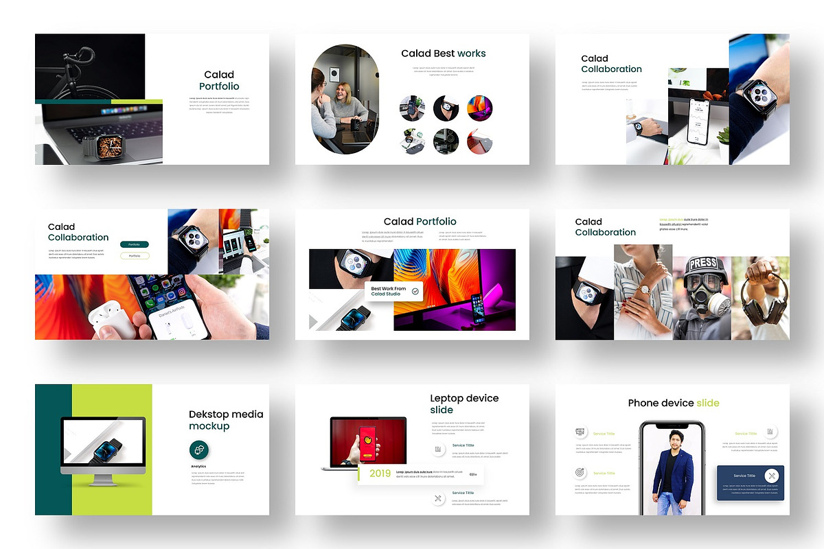 Calad - Business Google Slide Templa, a Presentation Template by Dens Creative Studio (Photo 4 of 6)