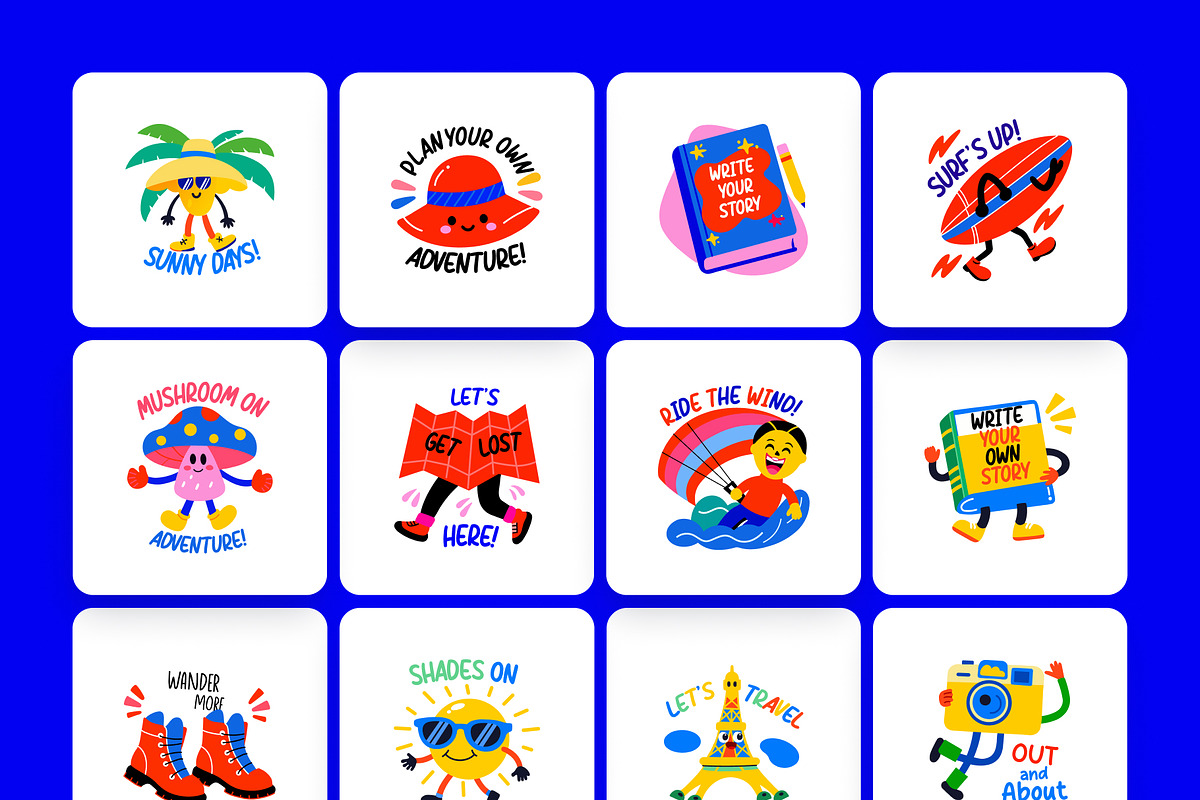 World Travel Stickers, a Duotone Icon by Vectors Market (Photo 7 of 8)