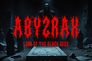 Unburied - Horror Serif Font, a Font by PutraCetol Studio (Thumbnail 5 of 11)