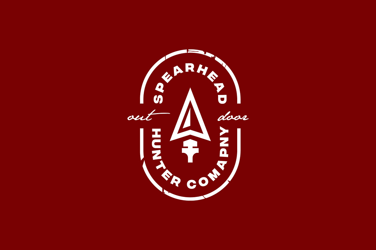 Vintage Spear North Arrow Logo, a Branding & Logo Template by funpixel
