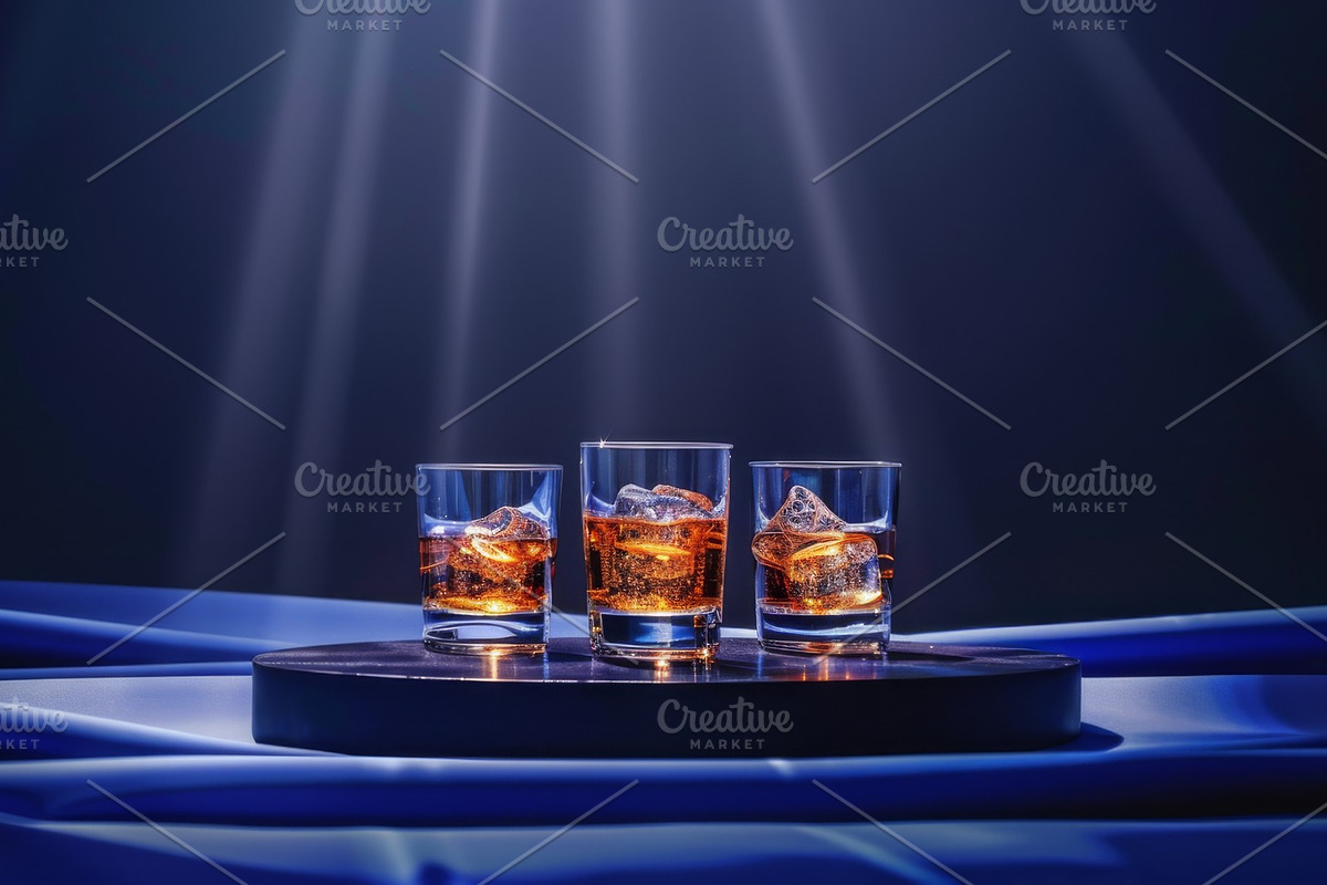 87 whiskey glasses, a Food & Drink Photo by Handmadefont (Photo 72 of 87)