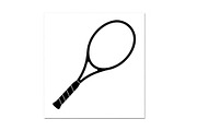 Tennis Racket Icon Silhouette Bundle, an Illustration by Designs_River (Thumbnail 23 of 51)