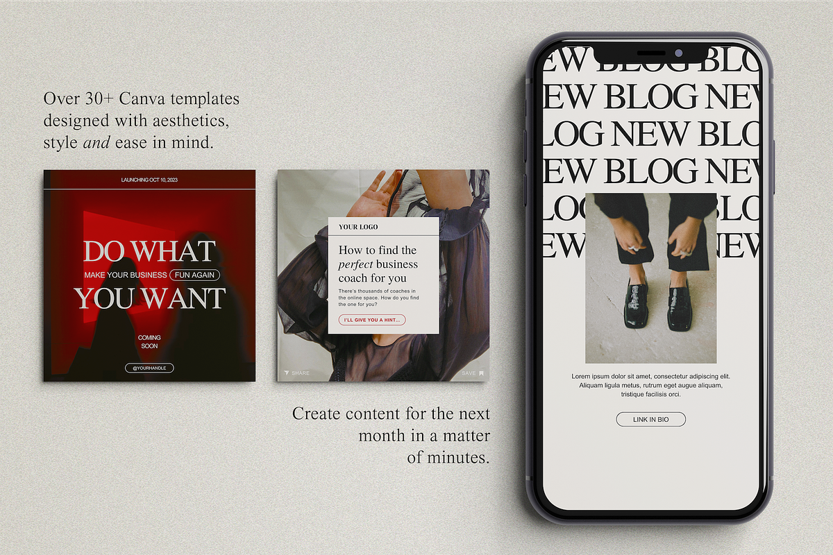 Boss Social Media Templates, a Social Media Template by Brand & Bloom (Photo 6 of 9)