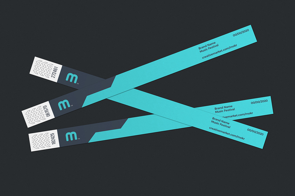 Wristband Mockup, a Product Mockup by Mokr (Photo 5 of 5)