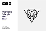 Geometric Triangle Lion Logo, a Branding & Logo Template by Luxury Logos (Thumbnail 1 of 4)